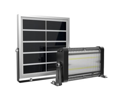 Vonkajšie solárne LED svetlo Viking SR20/3000 lm/4 režimy/IP65/studená biela
