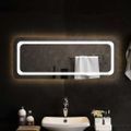 vidaXL LED kúpeľňové zrkadlo 100x40 cm