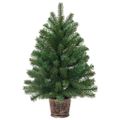 vidaXL Umelý vianočný stromček s 150 LED-i Zelená 75 cm PE a PVC