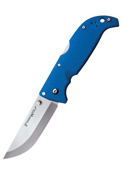 Cold Steel 20NPG Finn Wolf Blue vreckový outdoorový nôž 8,9 cm, Satin, modrá, Griv-Ex