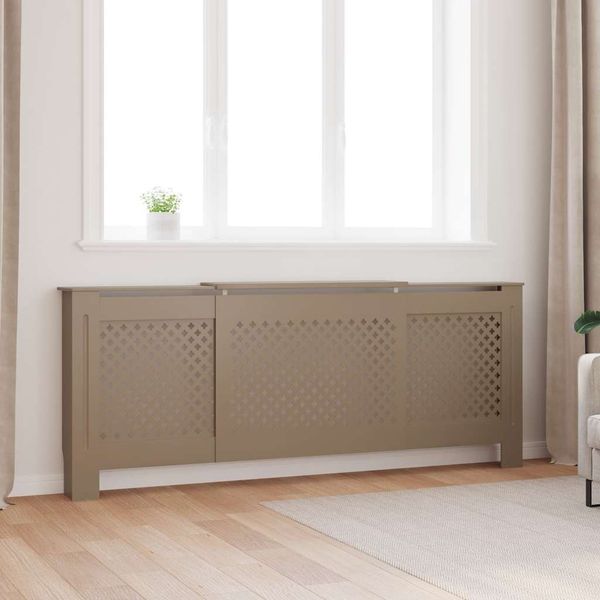 vidaXL Kryt na radiátor 205 cm MDF