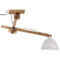 vidaXL Závesná lampa 25 W biela 105x30x65-108cm E27