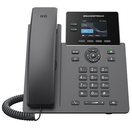 Grandstream GRP2610 SIP telefón, 2 linky, 8 VPK, farebný LCD, 2 SIP účty