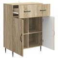 vidaXL Servírovacia skriňa Dub sonoma 66 x 34,5 x 89,5 cm