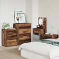 vidaXL Úložné skrine 80 x 48 x 105 cm Kompozitné drevo Staré drevo