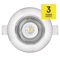 LED bodové svítidlo Exclusive strieborné, 5W teplá biela ZD3221