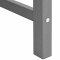vidaXL Záhradná lavička Svetlosivá 120 x 59 x 88 cm HDPE