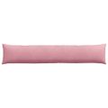 vidaXL Vankúše na pohovku 2 pcs Ružová 200 x 40 cm Kordúrová tkanina
