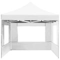 vidaXL Profesionálny skladací stan+steny, hliník 4,5x3 m, biely