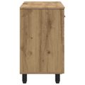 vidaXL Kozmetický stolík do kúpeľne Dub artisan 60 x 35 x 60 cm