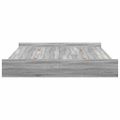 vidaXL Rám postele s úložným prostorem Sivý Sonoma 200 x 200 cm