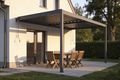 Bioklimatická pergola G21 Trenton Premium 4x3 m, antracitová hliníková