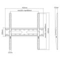 SBOX PLB-2544F-2, Fixed wall mount