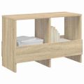 vidaXL Regál na časopisy Sonoma dub 68,5 x 30 x 45 cm