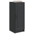 vidaXL Servírovacia skriňa Čierna 33 x 34,5 x 87 cm Kompozitné drevo