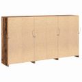 vidaXL LED komoda Staré drevo 181,5 x 37 x 100 cm Kompozitné drevo