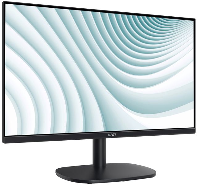 MSI PRO MP245V/ 24"/ 1920x1080/ VA/ 4ms/ 100Hz/ 300cd/m2/ 4000:1/ HDMI/ VESA/ černý Monitor, 23.8" Full HD VA panel, 100Hz, 4ms GTG, 4000:1, Anti-Flicker, Less Blue Light, HDMI, VGA, VESA