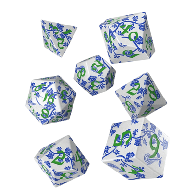 Sada kociek: Full Art Dice Set - Porcelain