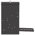 vidaXL Krmítko s pedálom pre kura Čierna 25 x 42 x 40 cm 4 kg