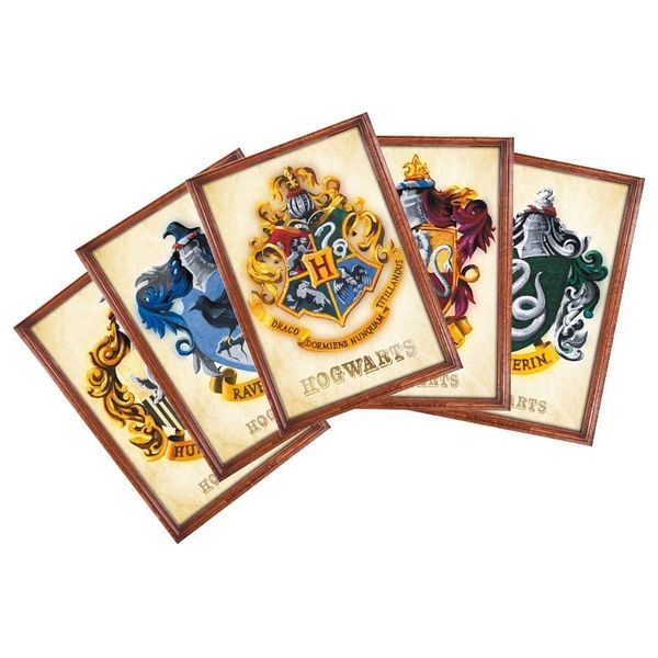 Sada pohľadníc Harry Potter - Erby (5 ks)