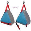 vidaXL Skladovacie vrece 4 ks Sivá a modrá 24 x 16 x 24 cm oxford