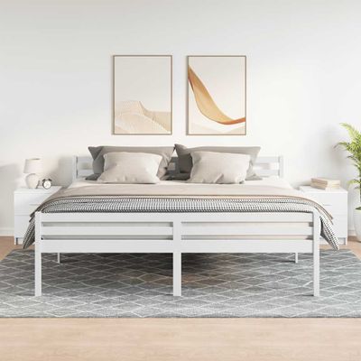 vidaXL Nočné stolíky 2 ks s 2 zásuvkami biele 40x36x50 cm