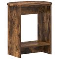 vidaXL Bočný stôl Dymový dub 50 x 39,5 x 55 cm Kompozitné drevo