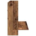 vidaXL Nástenný stôl Staré drevo 105 x 48 x 75 cm Kompozitné drevo