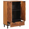 vidaXL Highboard so zásuvkou Drevité hnedé dokončenie 60 x 33 x 100 cm