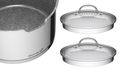 Sada riadu G21 Gourmet Miracle s cedidlom, 9 dielov, nerez / greblon