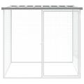 vidaXL Klietka pre kurčatá strecha svetlo šedá 103x98x90 cm poz. oceľ