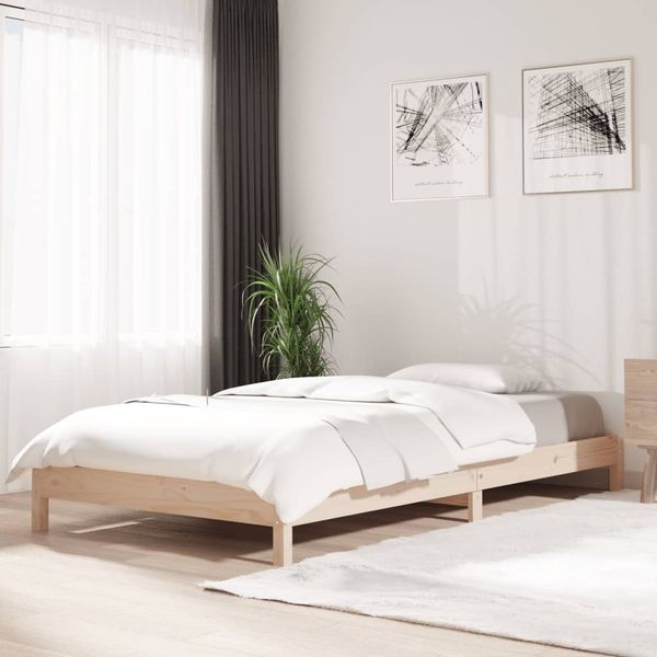 vidaXL Stohovateľná posteľ 100x200 cm borovicový masív
