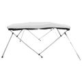 vidaXL Strieška Bimini so 4 oblúkmi a stenami 243x(170-182)x137 cm