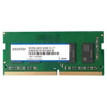 Asustor RAM modul AS-4GD4 / 4 GB DDR4 260Pin SODIMM Operačná pamäť, DDR4, 4 GB, 2400 MHz, SO-DIMM, 260pin, pre Asustor AS5202T, AS5304T