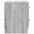 vidaXL Nočný stolík Sivá sonoma 43 x 34,5 x 44,5 cm Kompozitné drevo