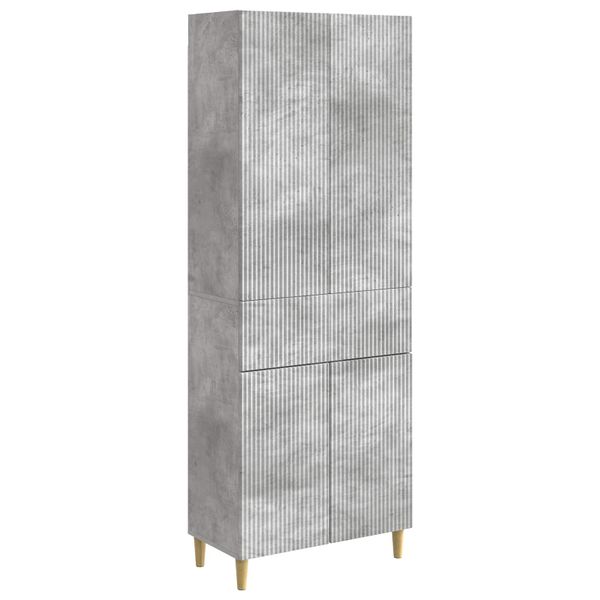vidaXL Sada skríň 2 pcs Betónovo sivá 66 x 34,5 x 90 cm