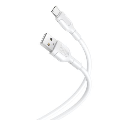 XO kábel NB212 USB - USB-C 1,0 m 2,1A biely