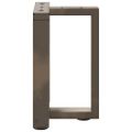 vidaXL Nohy konferenčného stolíka v tvare T, 2 ks, čierne, 28x25x(42-43) cm, oceľ