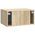 vidaXL Nástenná TV skrinka 59,5 x 41 x 30 cm Dub sonoma