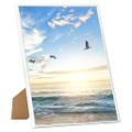 vidaXL Fotorámiky na stôl, koláž 5 ks, biele 20x25 cm, MDF