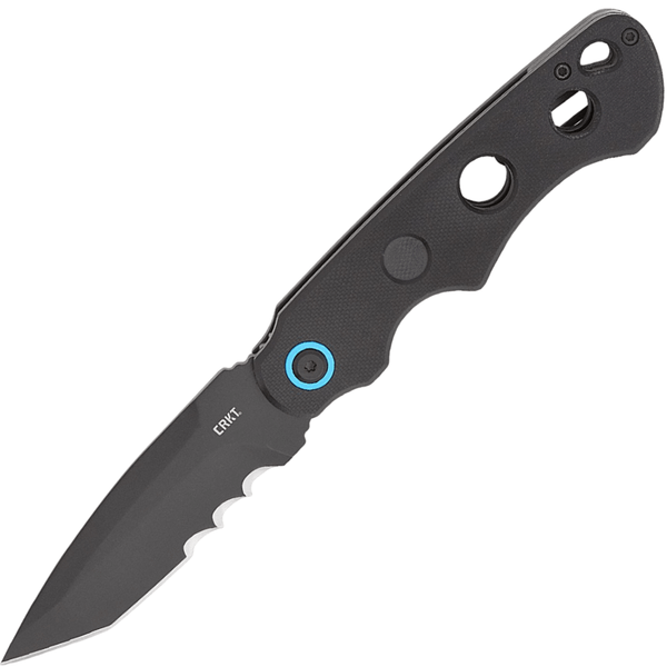CRKT CR-2606 A.B.C. vreckový nôž s asistenciou 8,6 cm, celočierna, G10