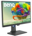 27" LED BenQ PD2705Q - QHD, IPS, HDR, USB-C, DP LED monitor, 27", IPS, 2560x1440, 16:9, 1000:1, 5ms, 300cd/m2, HDMI, 2x DisplayPort, 4x USB, USB typ C, repro, Pivot, sivý