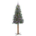 vidaXL Úzky vianočný stromček Zelená 180 cm