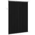 vidaXL Žalúzia Čierny 213 x 140 cm 25 mm PVC