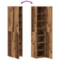 vidaXL Highboard Staré drevo 40 x 42,5 x 185 cm