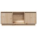 vidaXL TV skrinka 110,5x35x44 cm masívna borovica