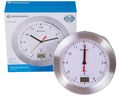 Nástenné vodotesné hodiny na stenu kúpeľne Bresser MyTime Bath, biele