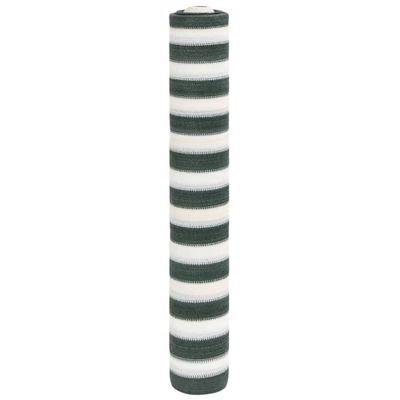 vidaXL Tieniaca sieť zeleno-biela 1,8x50 m HDPE 75 g/m²