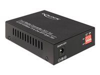 Konvertor médií s optickými vláknami - 1GbE - 10Base-T, 100Base-TX, 1000Base-T, 1000Base-X - SFP (mini-GBIC) / RJ-45