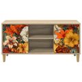 vidaXL TV skrinka GENNEP 102 x 33 x 50 cm Sonoma Kompozitné drevo